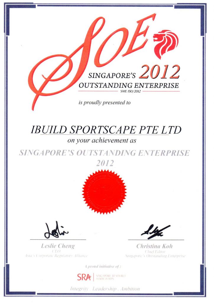 Singapore's Outstanding Enterprise Award 2012