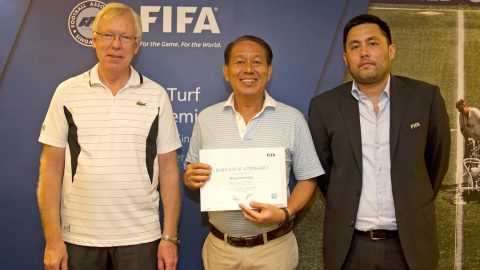 FIFA field-maintenance seminars, ibuild sportscape