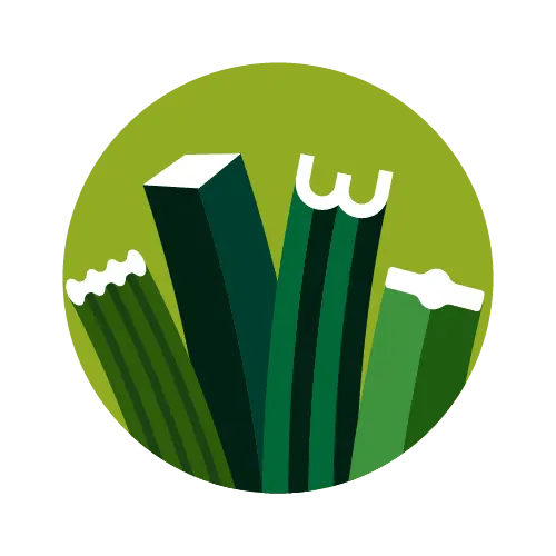 MiNT + Diamond + W + XST artificial grass yarn shape blend