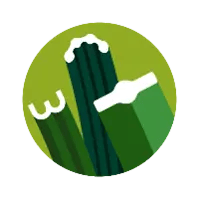 W + C-rib + XST artificial grass yarn shape blend